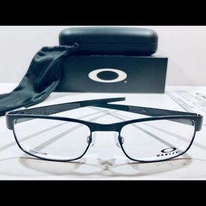 Oakley Eyeglasses Metal Plate Matte Black Titanium